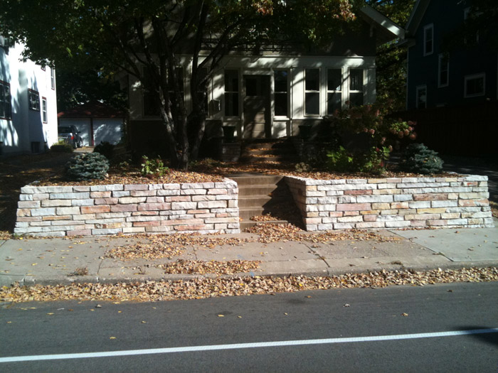 Retaining wall project 5 by Crosstown Concrete, Twin Cities MN